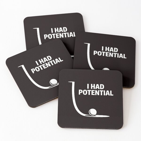 Item preview, I Had Potential – Clever Science Lover Pun Joke designed and sold by Redgiant87x.