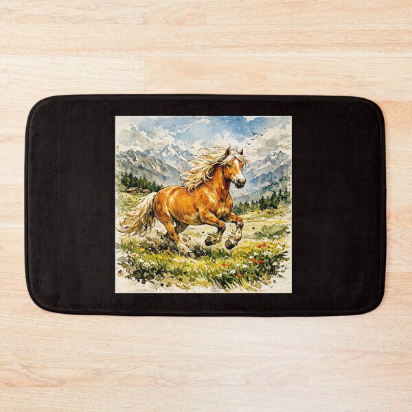 Item preview, Golden Strength: The Haflinger Horse in Line and Light designed and sold by Helios Be. Lavsh.
