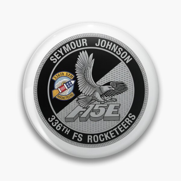 Item preview, 336th Fighter Squadron Rocketeers Seymour Johnson AFB F-15E Strike Eagle Emblem designed and sold by CharlieDesings.