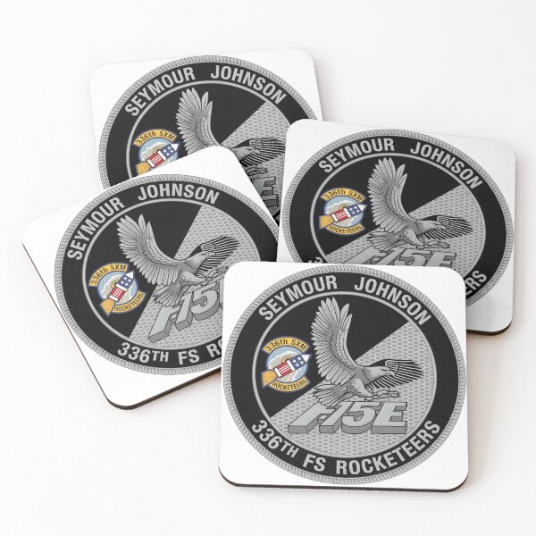 Item preview, 336th Fighter Squadron Rocketeers Seymour Johnson AFB F-15E Strike Eagle Emblem designed and sold by CharlieDesings.