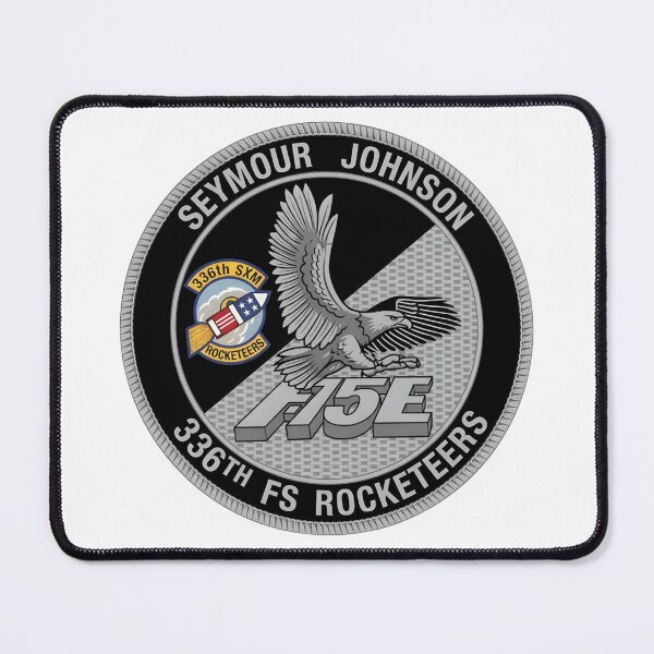 Item preview, 336th Fighter Squadron Rocketeers Seymour Johnson AFB F-15E Strike Eagle Emblem designed and sold by CharlieDesings.