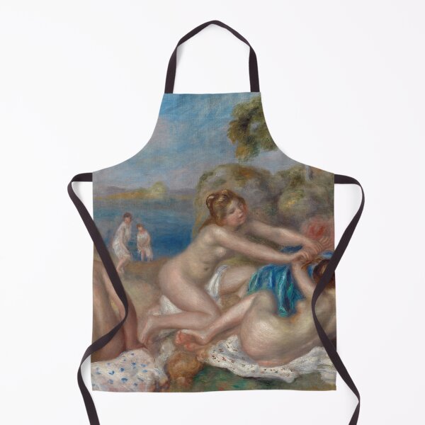 Item preview, Bathers Playing With a Crab by Pierre-Auguste Renoir: Impressionist Fine Art Print designed and sold by artofuniverse.
