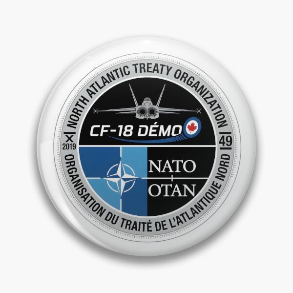 Item preview, 2019 CF-18 Demo Team NATO 70th Anniversary Commemorative Emblem designed and sold by CharlieDesings.
