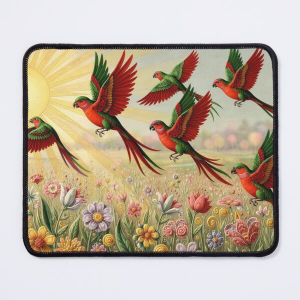 Item preview, Birds of Paradise Flying Towards the Sun designed and sold by M-Y-A-R-T-.