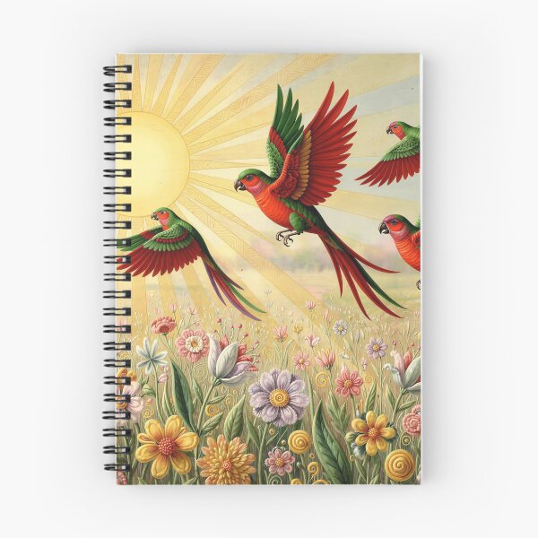 Item preview, Birds of Paradise Flying Towards the Sun designed and sold by M-Y-A-R-T-.