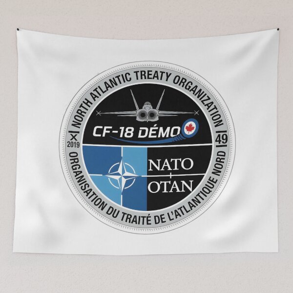 Item preview, 2019 CF-18 Demo Team NATO 70th Anniversary Commemorative Emblem designed and sold by CharlieDesings.