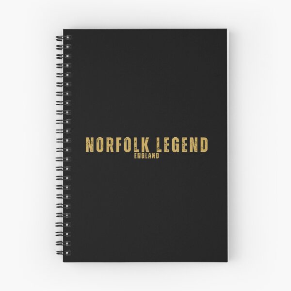 Aperçu de l'œuvre Légende de Norfolk, Angleterre, design typographique vintage du patrimoine créée et vendue par NorfolkLegendsandIcons.