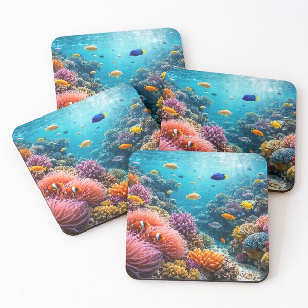 Item preview, Tropical reef teeming with marine life designed and sold by JuViRo.