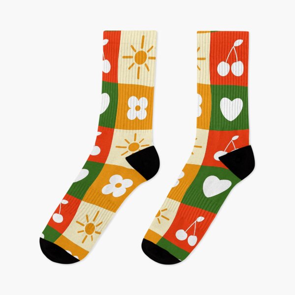 Item preview, Checked design with bright colours designed and sold by Snookies Prints.