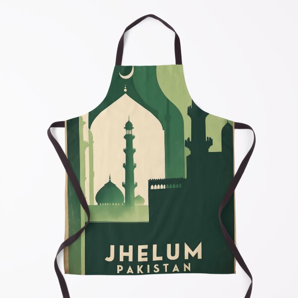 Item preview, Jhelum Pakistan Retro Vintage Travel Souvenir designed and sold by TravelersGems.
