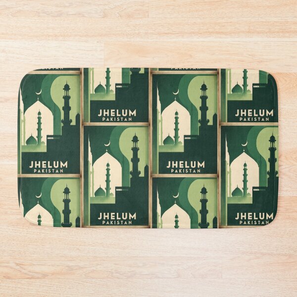 Item preview, Jhelum Pakistan Retro Vintage Travel Souvenir designed and sold by TravelersGems.