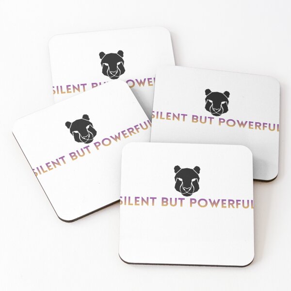 Item preview, Silent but Powerful – Black Panther Minimalist Design designed and sold by SumeetCreativeArt.