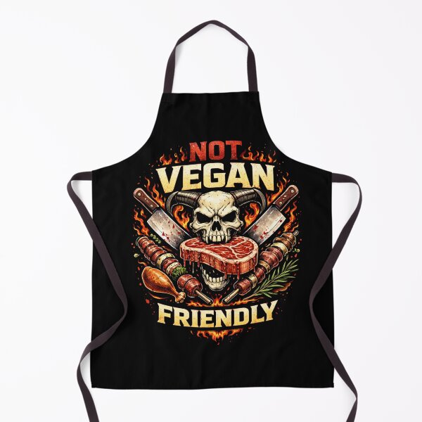 Item preview, Not Vegan Friendly – Funny Meat Lover Design designed and sold by PaulaDesignCo.