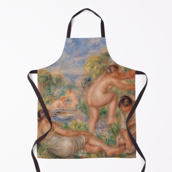 Artikelvorschau, Badende Gruppe von Pierre-Auguste Renoir: Impressionistisches Akt-Kunstposter entworfen und verkauft von artofuniverse.