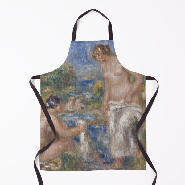 Item preview, Bathing Women by Pierre-Auguste Renoir: Impressionist Nude Bathers Poster designed and sold by artofuniverse.