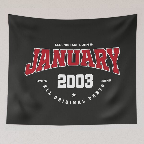 Item preview, January legends 2003 designed and sold by HB Shirts.