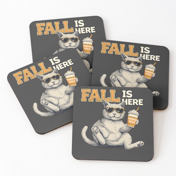 Item preview, Fall Is Here Cat – Pumpkin Spice Mode ?? designed and sold by Artiviose.