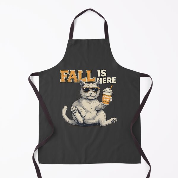 Item preview, Fall Is Here Cat – Pumpkin Spice Mode ?? designed and sold by Artiviose.