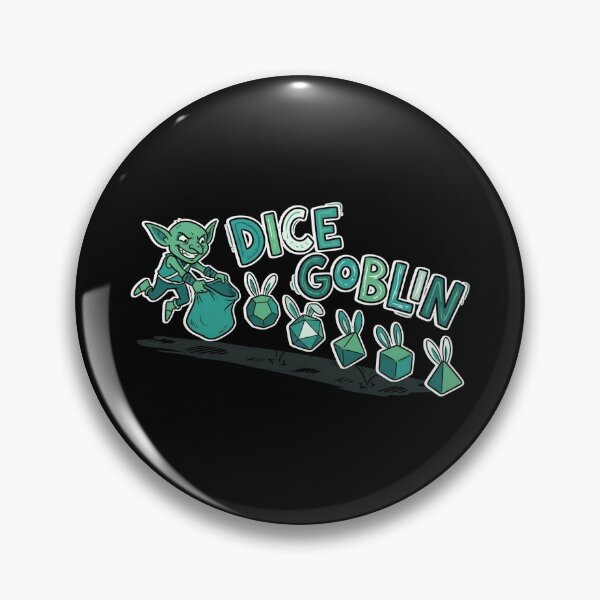 Item preview, Dice Goblin Sack Bunny Dice Tabletop RPG Art designed and sold by Fenay Designs.