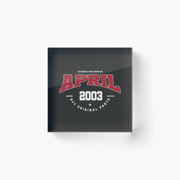 Item preview, April Legends 2003 designed and sold by HB Shirts.