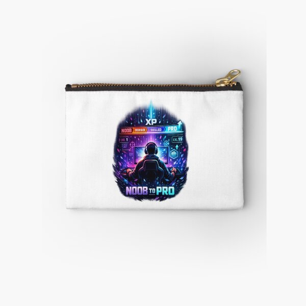 Item preview, Noob To Pro Gamer Evolution – Motivational Gaming Level Up Design designed and sold by ArtWaveStudio8.