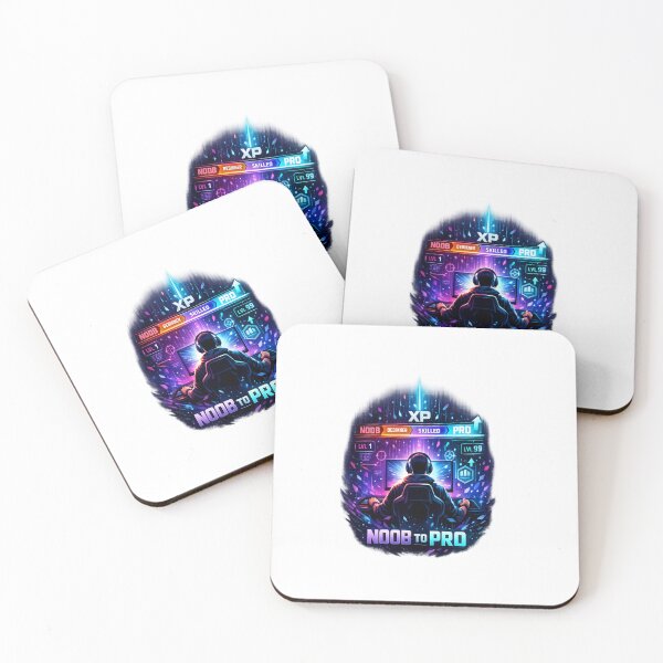 Item preview, Noob To Pro Gamer Evolution – Motivational Gaming Level Up Design designed and sold by ArtWaveStudio8.