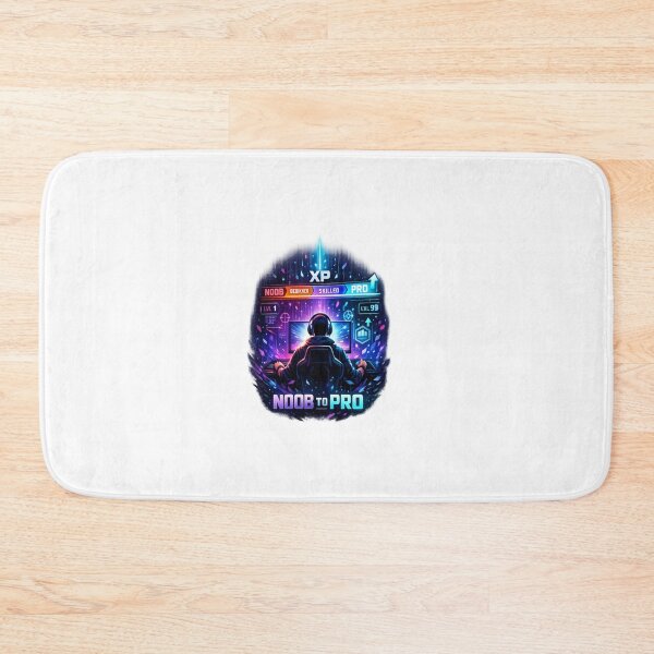 Item preview, Noob To Pro Gamer Evolution – Motivational Gaming Level Up Design designed and sold by ArtWaveStudio8.