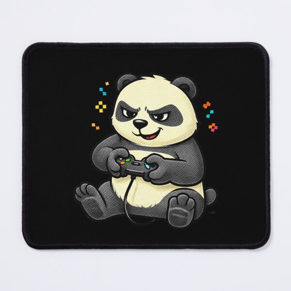 Item preview, Gamer Panda – Funny Video Game Panda Mascot Cartoon designed and sold by ColorSplash123.