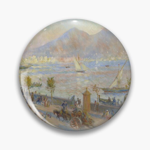Item preview, Bay of Naples Evening by Pierre-Auguste Renoir: Impressionist Coastal Poster designed and sold by artofuniverse.