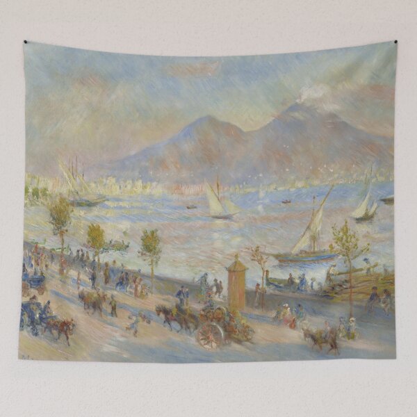 Item preview, Bay of Naples Evening by Pierre-Auguste Renoir: Impressionist Coastal Poster designed and sold by artofuniverse.