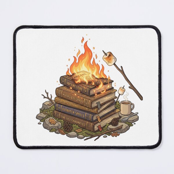 Item preview, Cozy Magical Book Burn Campfire Roast designed and sold by Kvarny.