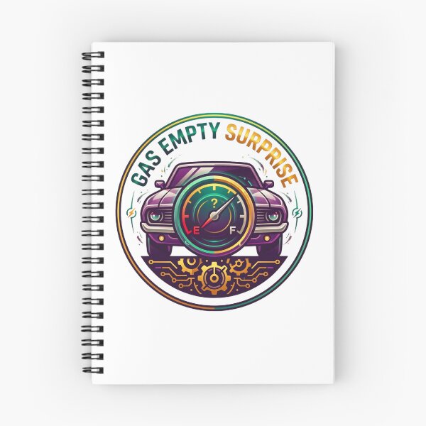 Item preview, Gas Empty Surprise: Judgmental Fuel Gauge and Mystery Gear Logo designed and sold by RDproject.