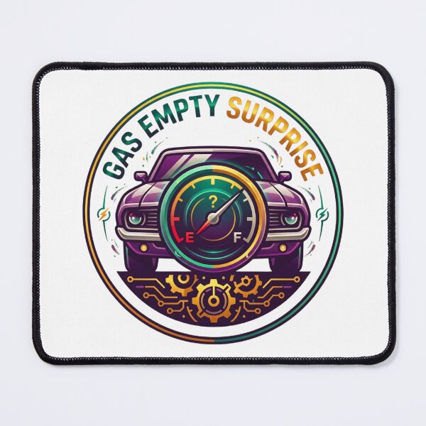 Item preview, Gas Empty Surprise: Judgmental Fuel Gauge and Mystery Gear Logo designed and sold by RDproject.