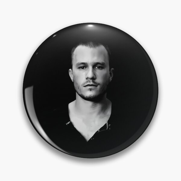 Item preview, Heath Ledger Black And White In White Background designed and sold by ADABDERRAHIM.