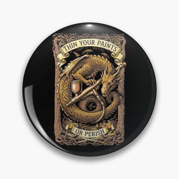 Item preview, Fantasy RPG Dragon Mini Painter Airbrush Thin Your Paints designed and sold by GrandeDuc.