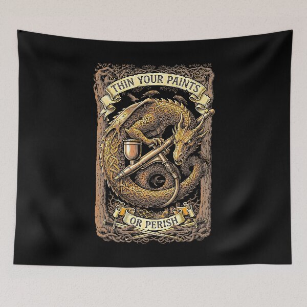 Item preview, Fantasy RPG Dragon Mini Painter Airbrush Thin Your Paints designed and sold by GrandeDuc.