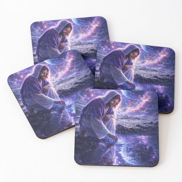 Item preview, Jesus Christ Cosmic Prayer by Celestial Waters designed and sold by ImaginingNebulae.