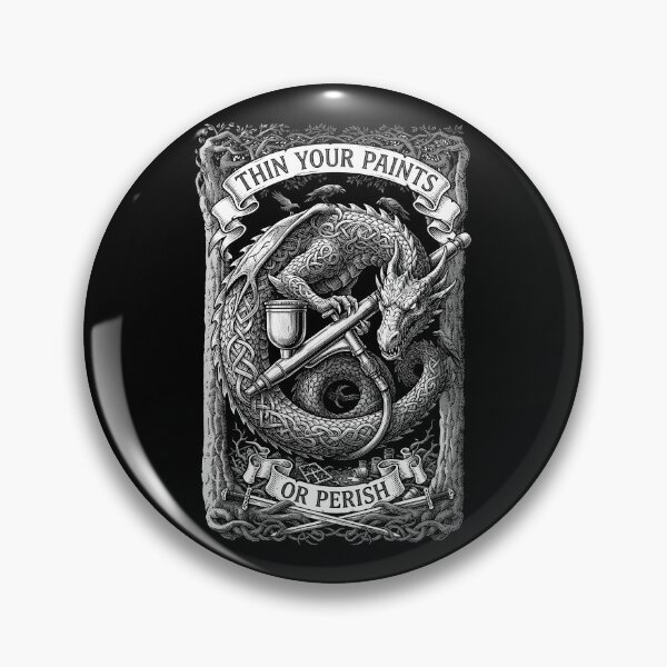 Item preview, Fantasy RPG Dragon Mini Painter Airbrush Thin Your Paints designed and sold by GrandeDuc.