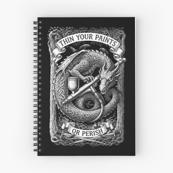 Item preview, Fantasy RPG Dragon Mini Painter Airbrush Thin Your Paints designed and sold by GrandeDuc.