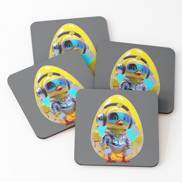 Item preview, Funny Cyber Chick | Bunny Gold 2026 Edition by NK-Studios designed and sold by NK-Studios .
