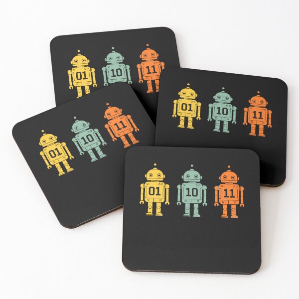 Item preview, 01 10 11 Robots Programmer Nerd Design designed and sold by margamPagenberg.