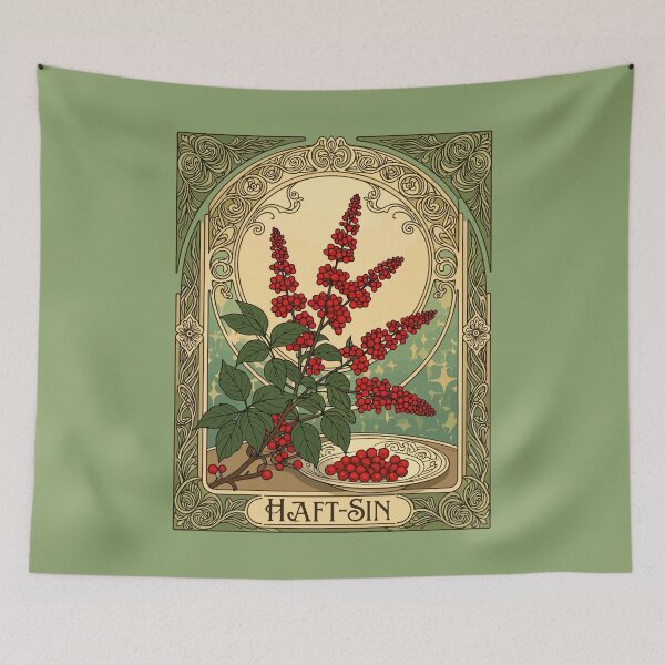 Item preview, Sumac Sunrise A Haft-Sin Emblem of Renewal designed and sold by taiche.