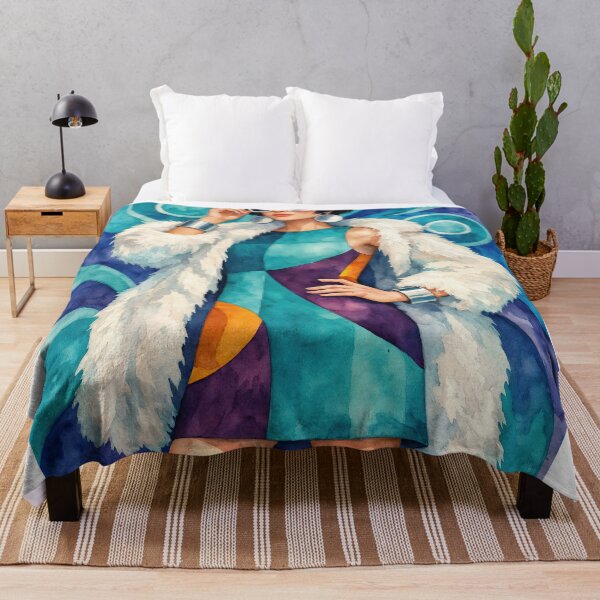 Item preview, Retro Chic – Watercolor Fashion Flair designed and sold by ForeverPrintsOK.