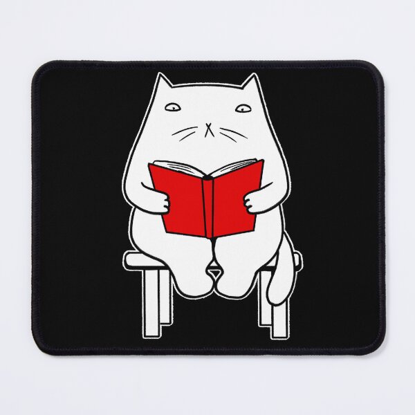 Item preview, Book lover cat designed and sold by eri-morie.