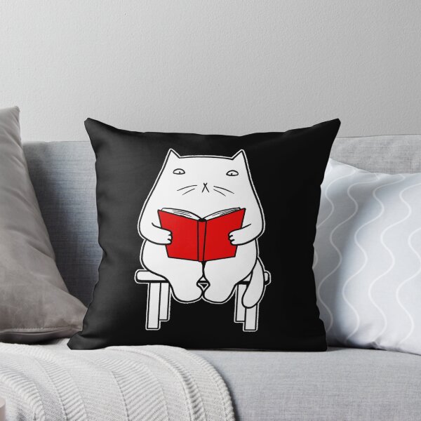 Item preview, Book lover cat designed and sold by eri-morie.