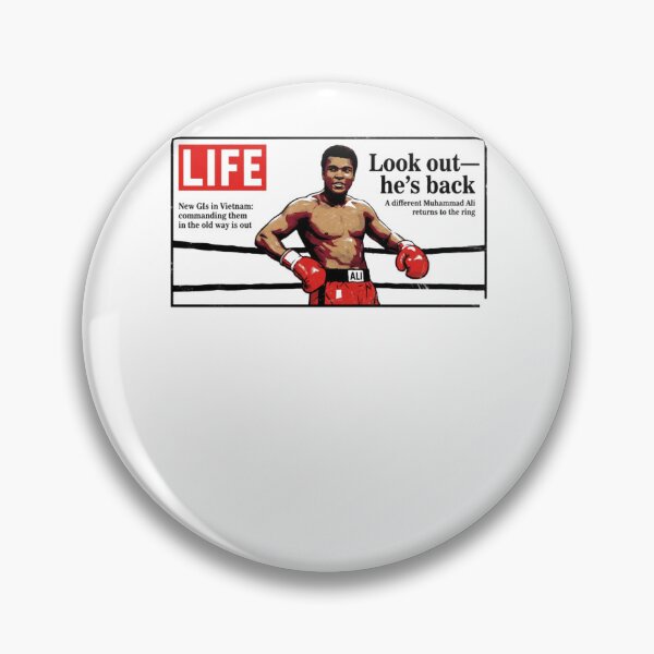 Item preview, Look Out He's Back A Different Muhammad Ali Returns To The Ring New Gls In Vietnam Commanding Them In The Old Way Is Out designed and sold by ADABDERRAHIM.