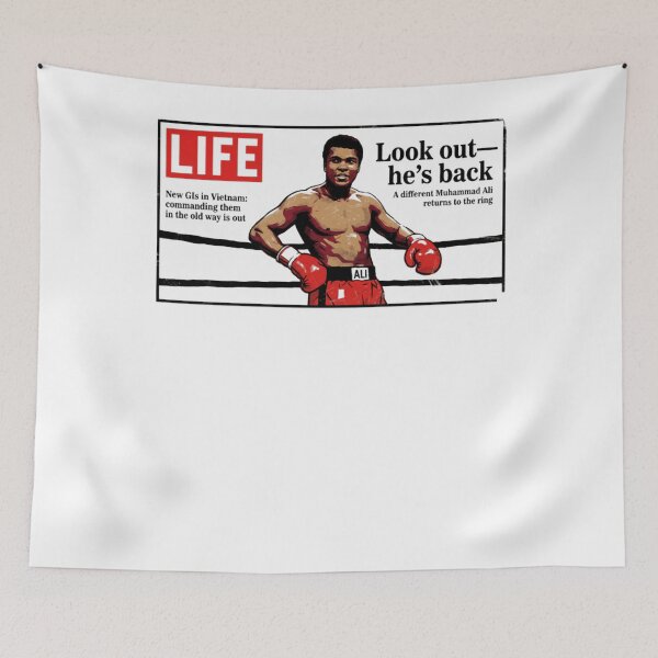 Item preview, Look Out He's Back A Different Muhammad Ali Returns To The Ring New Gls In Vietnam Commanding Them In The Old Way Is Out designed and sold by ADABDERRAHIM.