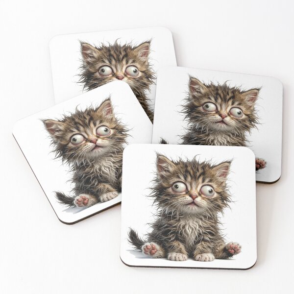Item preview, The Shocked Little Kitty designed and sold by HeleDesign1983.