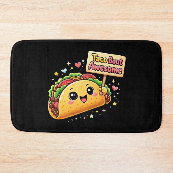 Item preview, Taco Bout Awesome Cute Kawaii Taco Funny Food Pun Design designed and sold by bilal sibgui.
