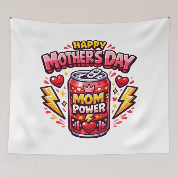 Item preview, Mom Power Energy Drink - Mother's Day Super Mom designed and sold by inaveed.